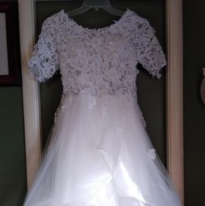 Wedding Dress, High Low hem